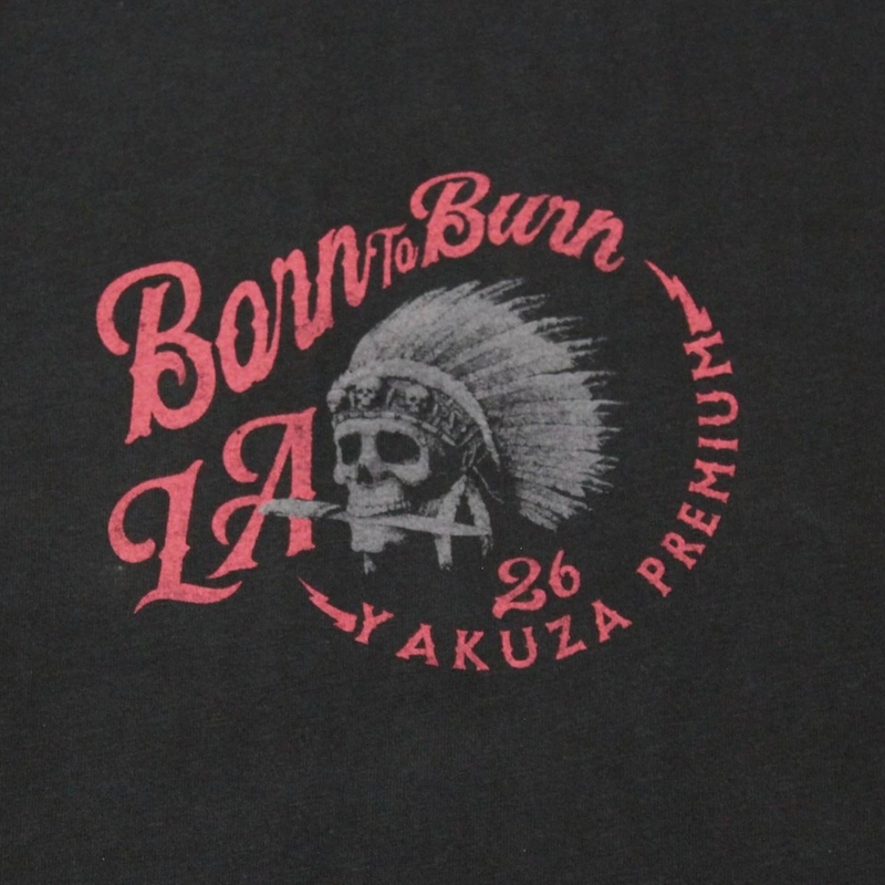 Tricou Yakuza Premium Rude and Rough - Los Angeles negru