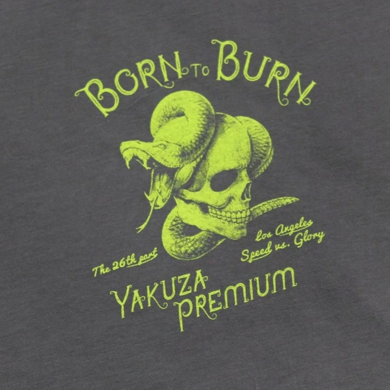 Tricou Yakuza Premium Speed și Swashbuckler gri închis