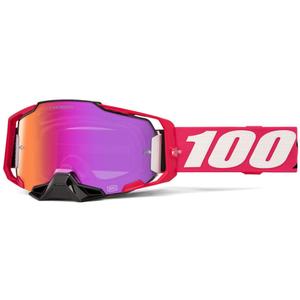 Ochelari motocross 100% Armega Kloug cu plexiglas argintiu HIPER