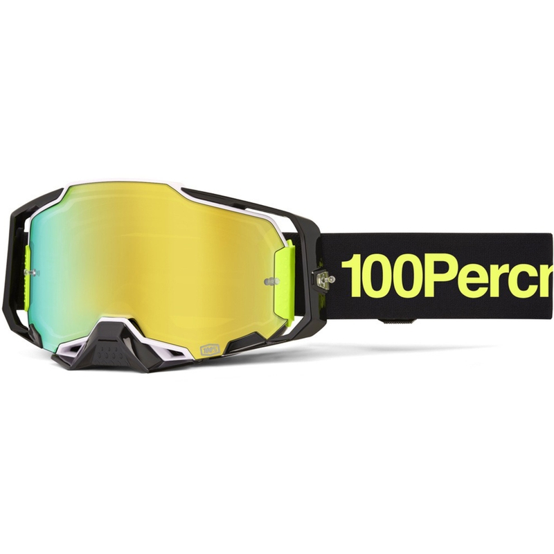 Ochelari de motocross 100% Armega Orban cu plexiglas auriu