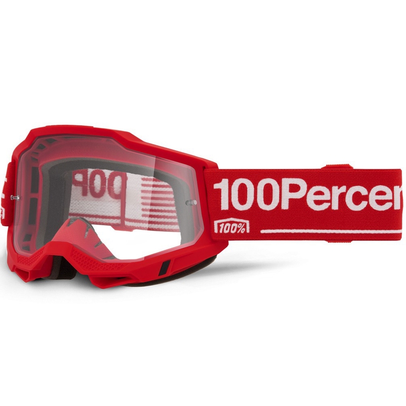 Ochelari de motocross Wolg 100% Accuri 2 cu plexiglas transparent