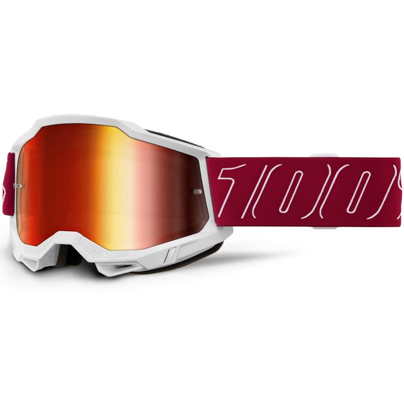 Ochelari de motocross 100% Accuri 2 Redline cu lentilă roșie