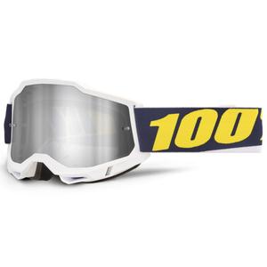 Ochelari de motocross 100% Accuri 2 Torc cu plexiglas argintiu