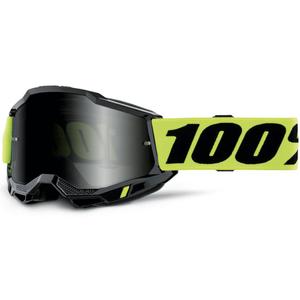 Ochelari motocross 100% Accuri 2, roșii nisip, cu plexiglas fumuriu