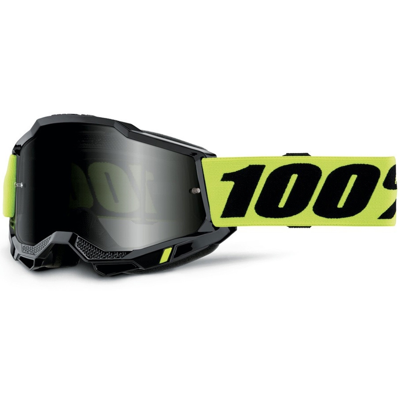 Ochelari motocross 100% Accuri 2, roșii nisip, cu plexiglas fumuriu