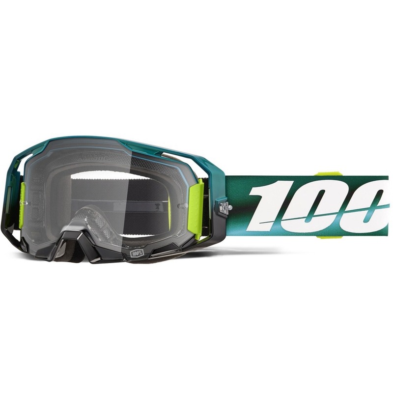 Ochelari de motocross 100% ARmatic Polarity cu plexiglas transparent