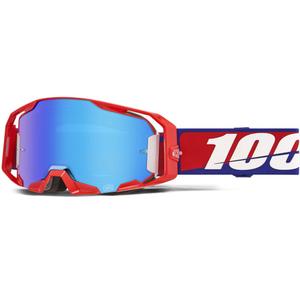 Ochelari de motocross 100% ARmatic Best cu plexiglas albastru