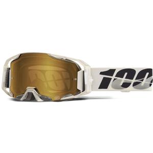 Ochelari de motocross 100% ARmatic Pitch cu plexiglas auriu