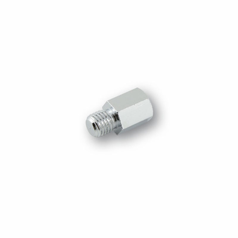 Adaptor pentru oglinda Highsider Smart de la filet pe dreapta M8 la filet pe dreapta M10, cromat