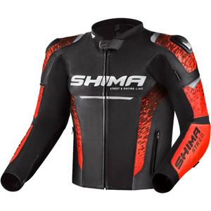 Geacă motociclistă Shima STR 2.0 roșu fluo