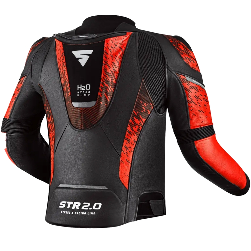 Geacă motociclistă Shima STR 2.0 roșu fluo
