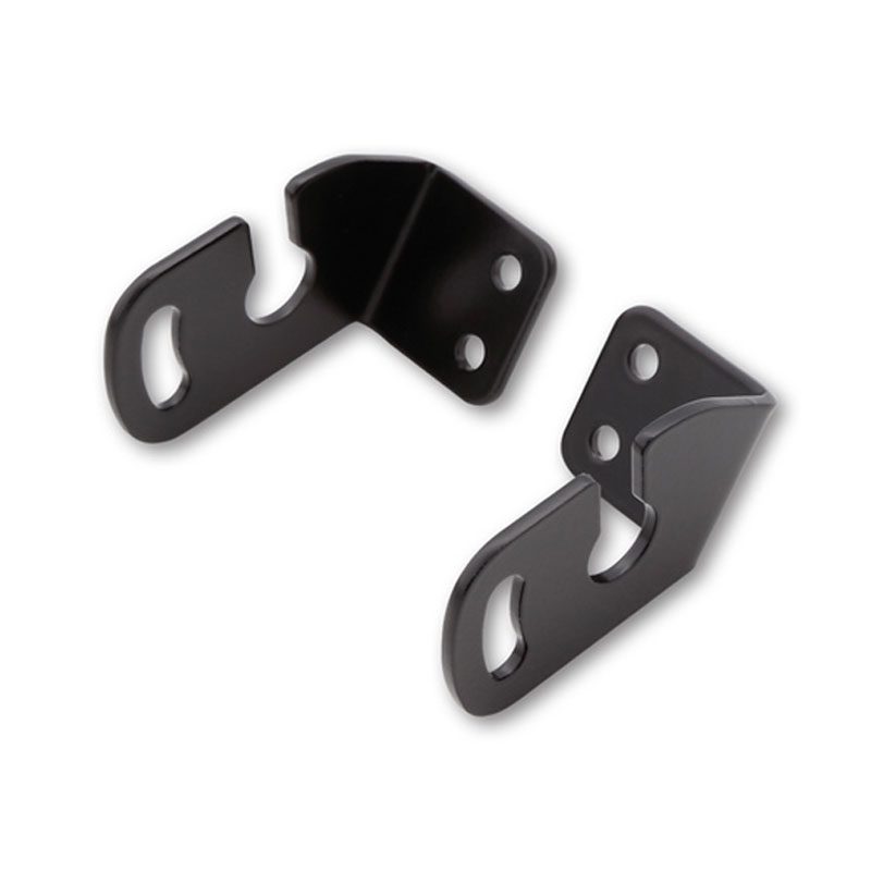 Suport semnalizator original Highsider Pro pentru plăcuțe de înmatriculare pentru motociclete Aprilia/BMW/Triumph/Yamaha, negru