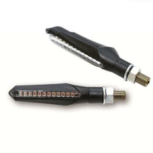 Semnalizatoare LED pentru motocicletă Highsider Smart Run, negre