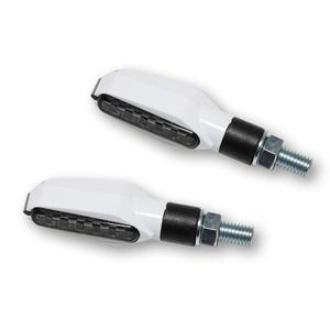 Semnalizare LED inteligentă multifață pentru motocicletă Highsider, albă