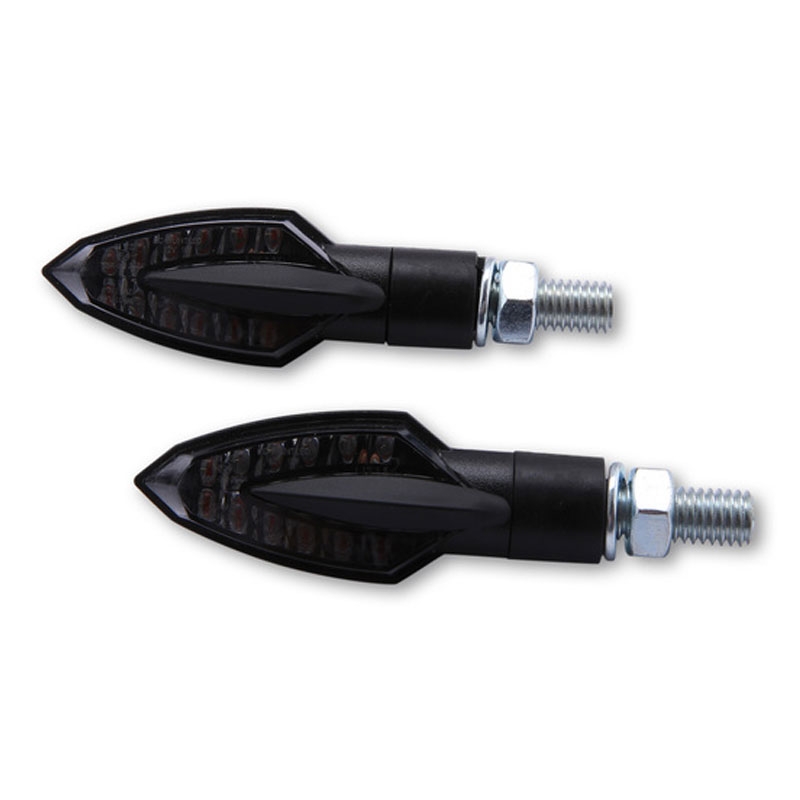 Semnalizatoare pentru motociclete Highsider Smart Vinci LED negre