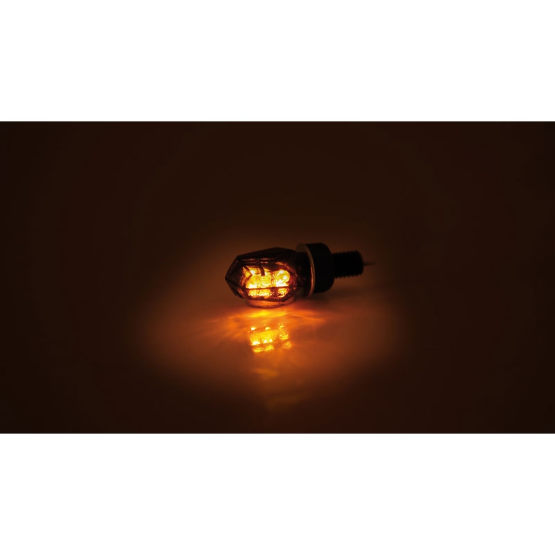 Semnalizatoare LED pentru motocicletă Highsider Smart Tiny, negre