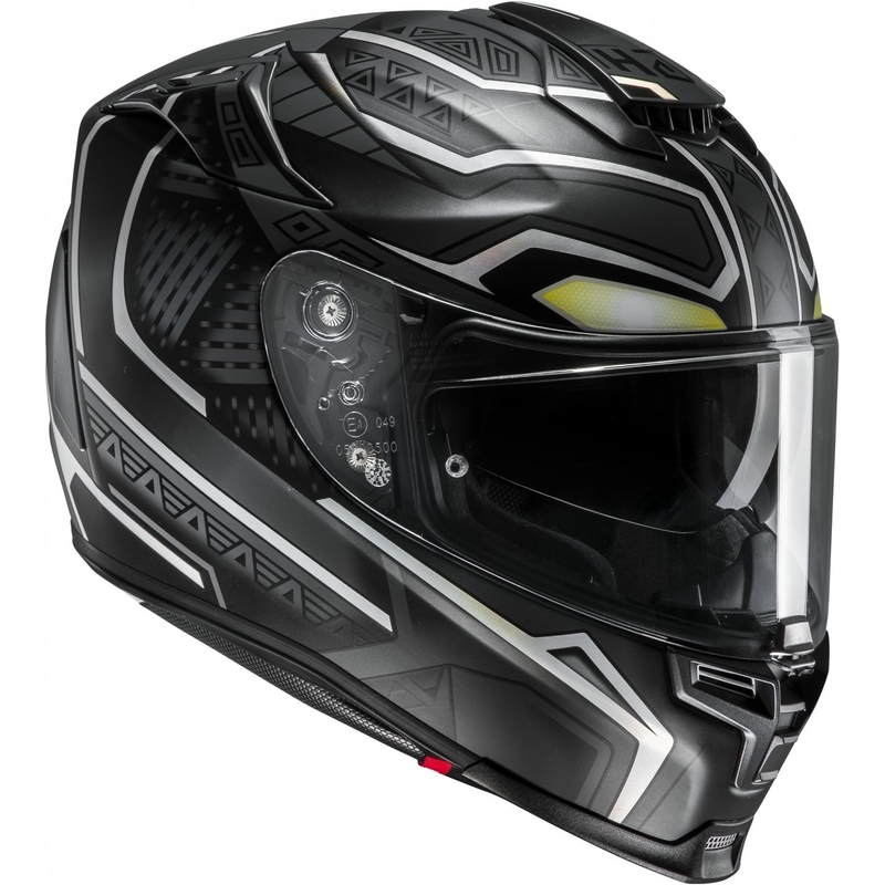 Cască de motocicletă integrală HJC RPHA 70 Black Panther Marvel MC5SF lichidare