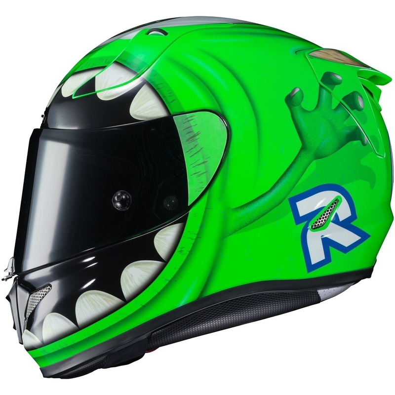 Cască de motocicletă integrală HJC RPHA 11 Mike Wazowski Disney MC4 lichidare