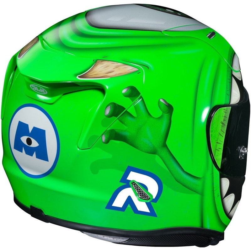 Cască de motocicletă integrală HJC RPHA 11 Mike Wazowski Disney MC4 lichidare