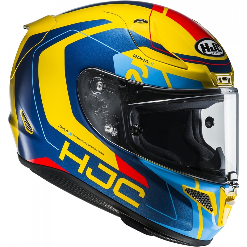 Cască de motocicletă integrală HJC RPHA 11 Chakri MC23 lichidare