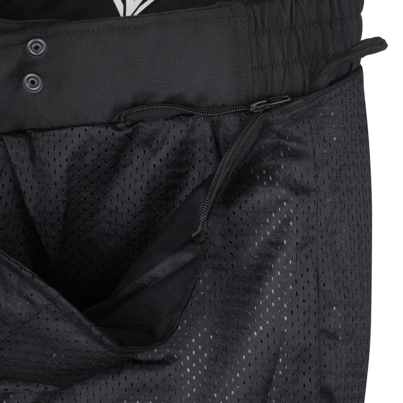 Pantaloni motocicletă RSA Bolt crop negru-alb