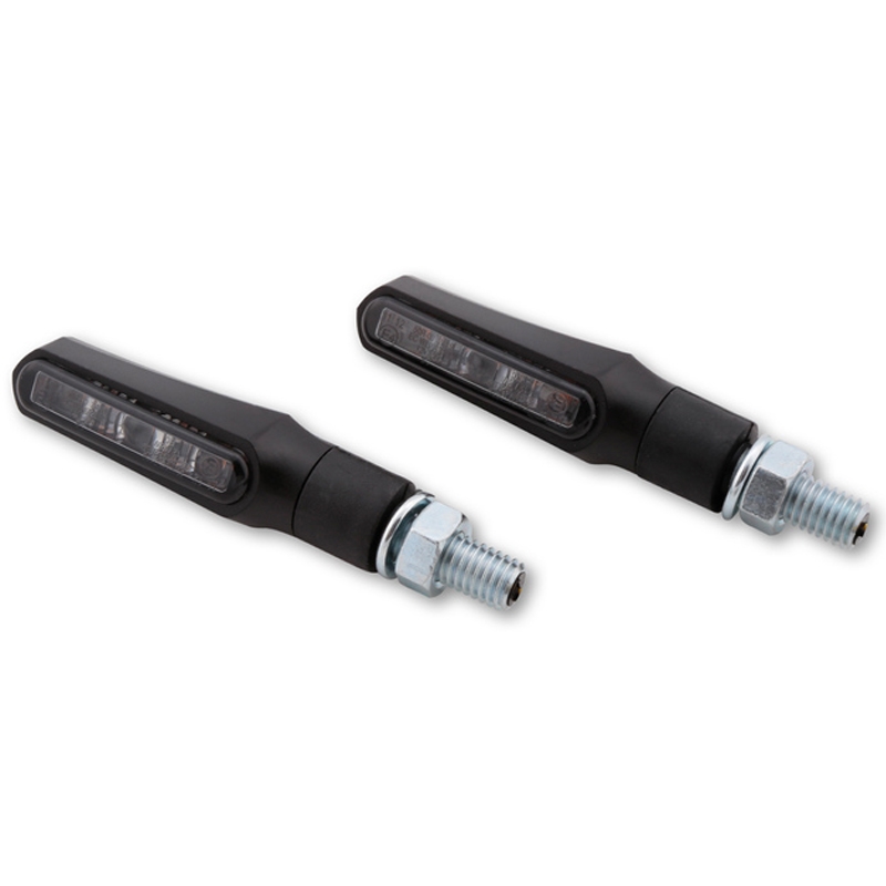 Semnalizatoare pentru motociclete Highsider Smart Shorty Fin negru