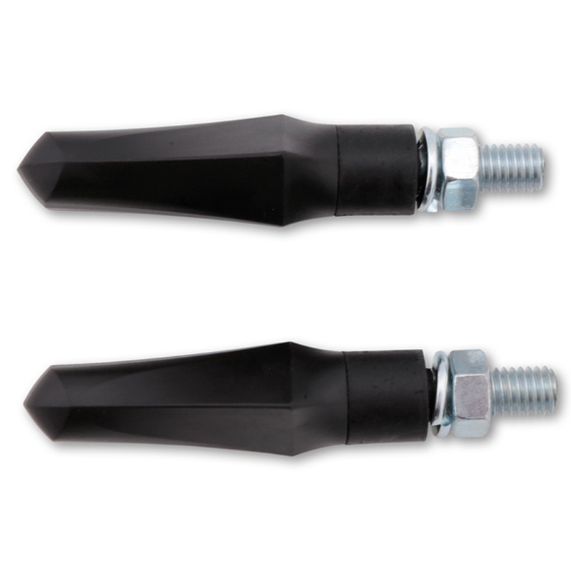 Semnalizatoare motocicletă Highsider Smart Shorty Fin 2 în 1 negre