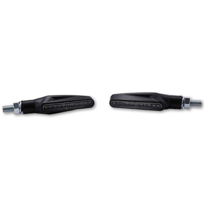 Semnalizatoare LED pentru motocicletă Highsider Smart Stix, negre
