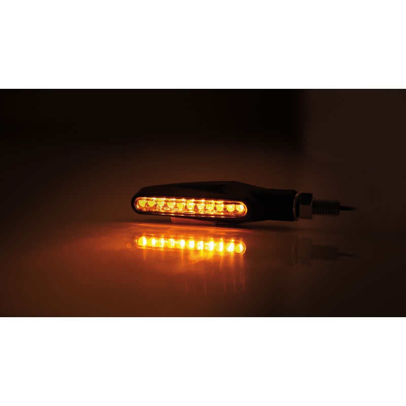 Semnalizatoare LED pentru motocicletă Highsider Smart Stix, negre