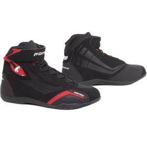 Forma Genesis cizme de motocicletă negre și roșii