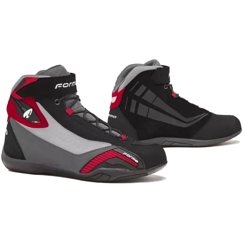 Cizme de motociclete Forma Genesis negru-gri-visiniu