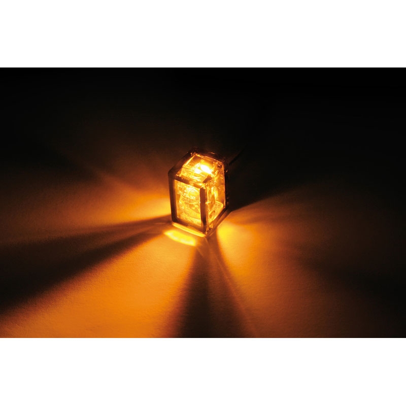 Semnalizatoare pentru motocicletă Highsider Smart Micro Cube-V LED gri fumuriu