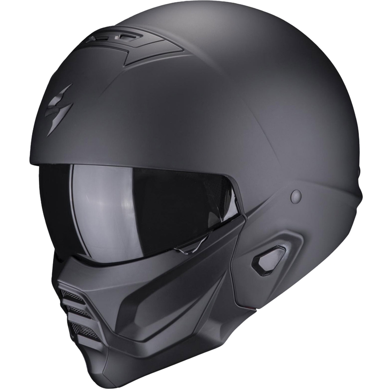 Cască de motocicletă deschisă cu mască Scorpion EXO-COMBAT II Negru mat