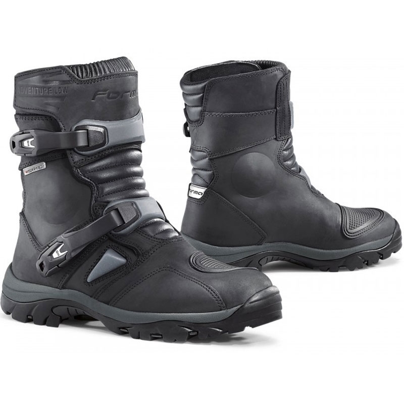 Ghete moto Forma Adventure Low WP negre
