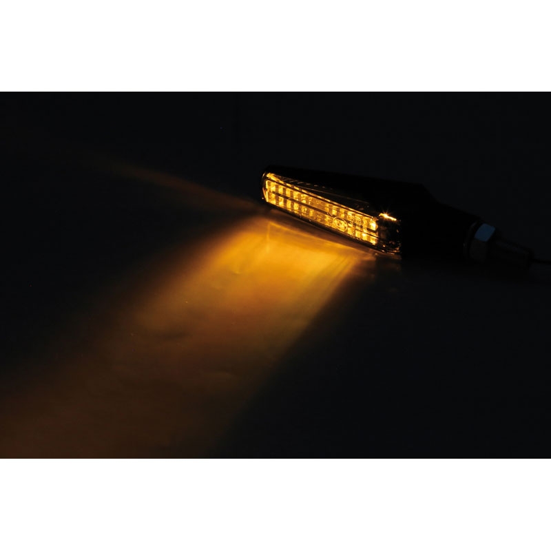 Semnalizatoare pentru motociclete Highsider Smart Fineline LED negre