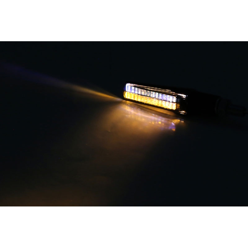 Semnalizatoare motocicletă Highsider Smart Fineline LED 2 în 1 negre