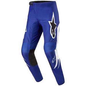 Pantaloni motocross Alpinestars Fluid Lucent albastru-alb-negru