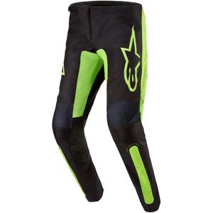 Pantaloni motocross Alpinestars Fluid Lurv negru-galben fluo