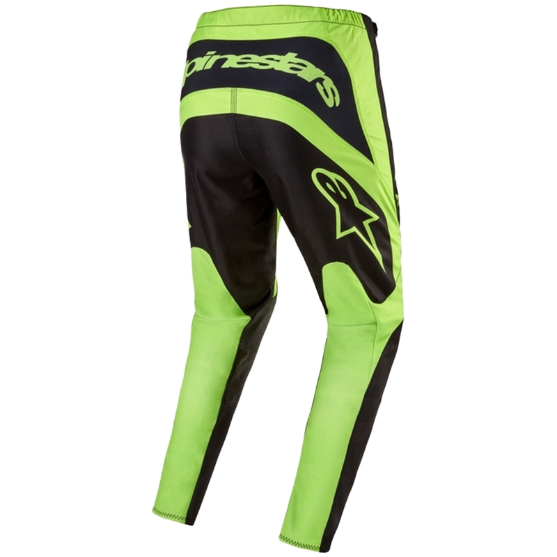 Pantaloni motocross Alpinestars Fluid Lurv negru-galben fluo