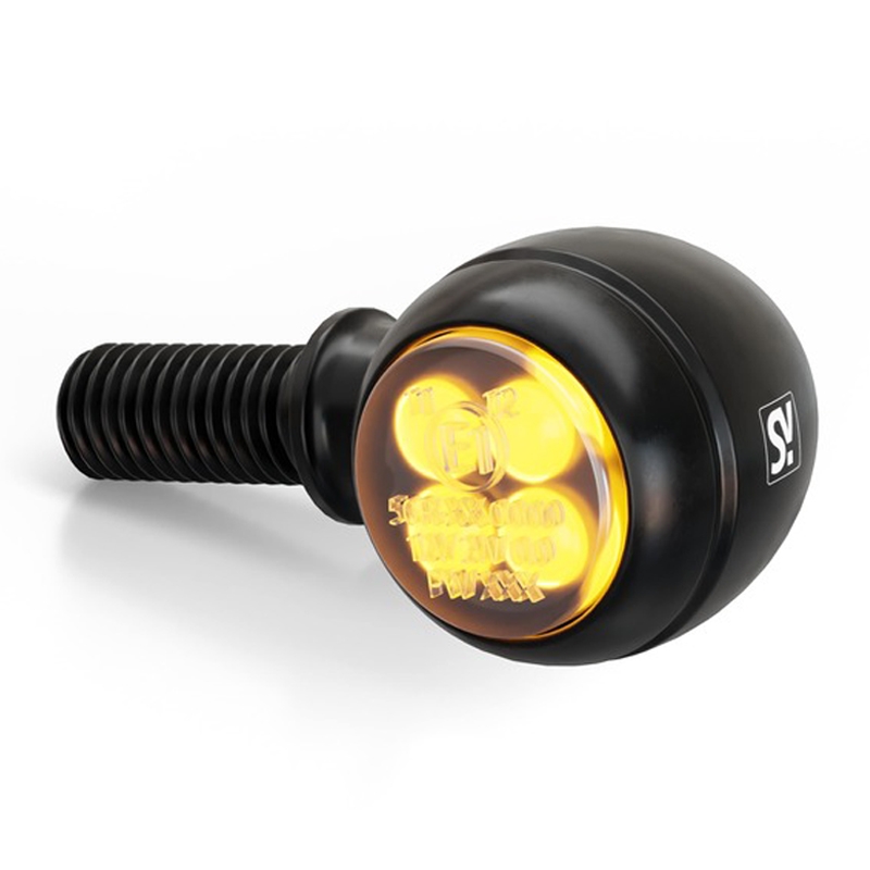 Semnalizatoare motocicletă Highsider Smart Circula-S LED 2 în 1 negre