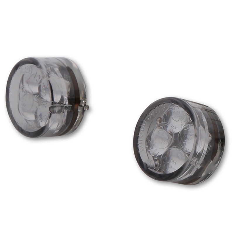 Semnalizatoare pentru motociclete Highsider Smart Module Sixteen cu LED-uri, gri fumuriu