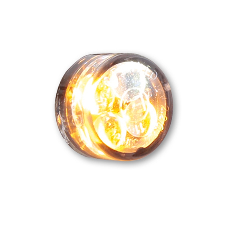 Semnalizatoare pentru motociclete Highsider Smart Module Sixteen LED 2 în 1 gri fumuriu