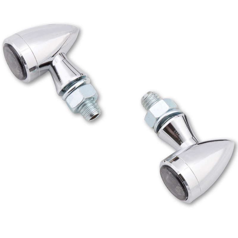 Semnalizatoare pentru motociclete Highsider Smart Sixteen Bullet LED cromate