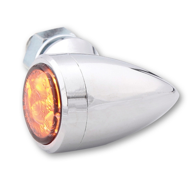 Semnalizatoare pentru motociclete Highsider Smart Sixteen Bullet LED cromate