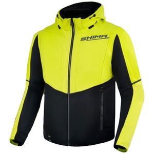 Geacă de motocicletă Shima Daybreaker negru-galben-fluo