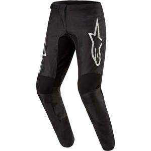Pantaloni motocross Alpinestars Fluid Graphite negru-argintiu