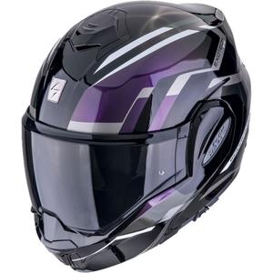 Cască de motocicletă rabatabilă Scorpion EXO-TECH EVO FURIO cameleon negru