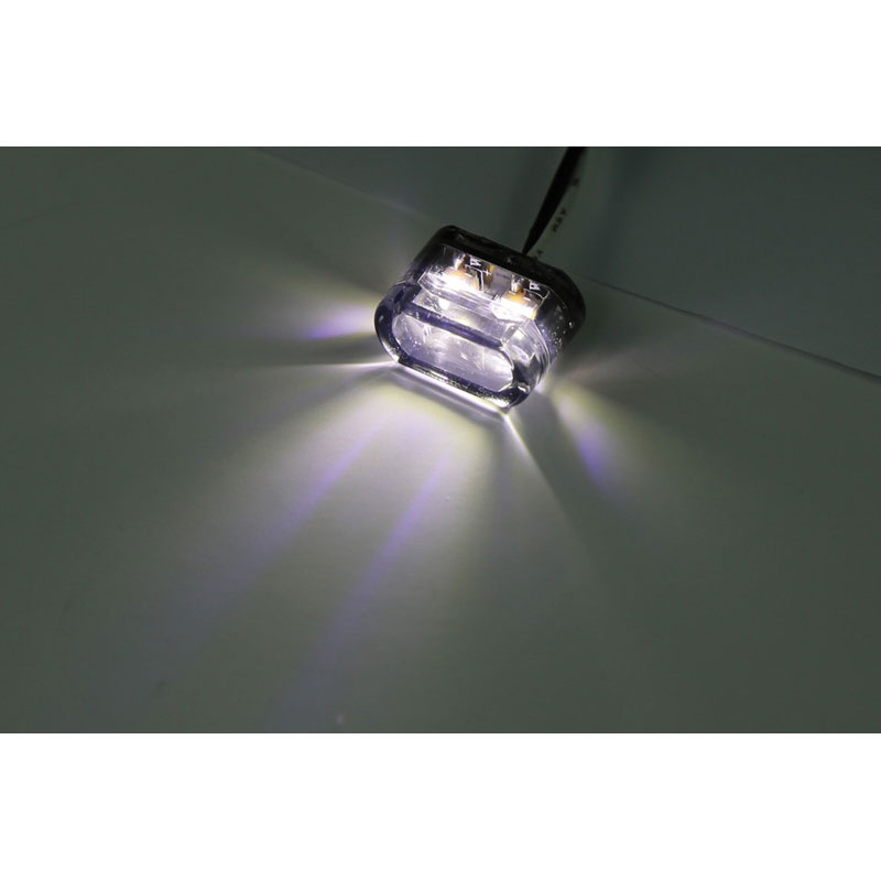 Lumină de poziție laterală Highsider Smart Module cu 2 LED-uri, gri fumuriu
