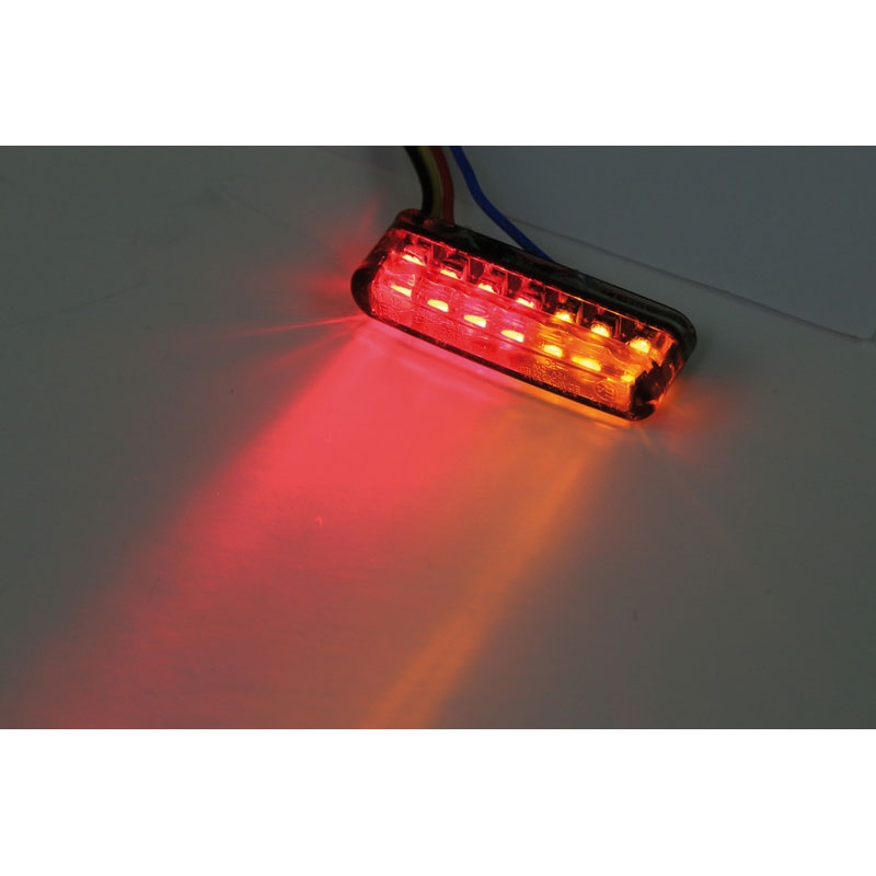 Semnalizatoare motocicletă Highsider Smart Shorty LED 3 în 1 negre