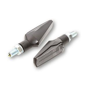 Semnalizatoare motocicletă Highsider Smart Fineline LED 3 în 1 negre
